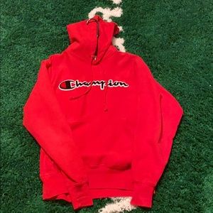 Champion hoodie used size small